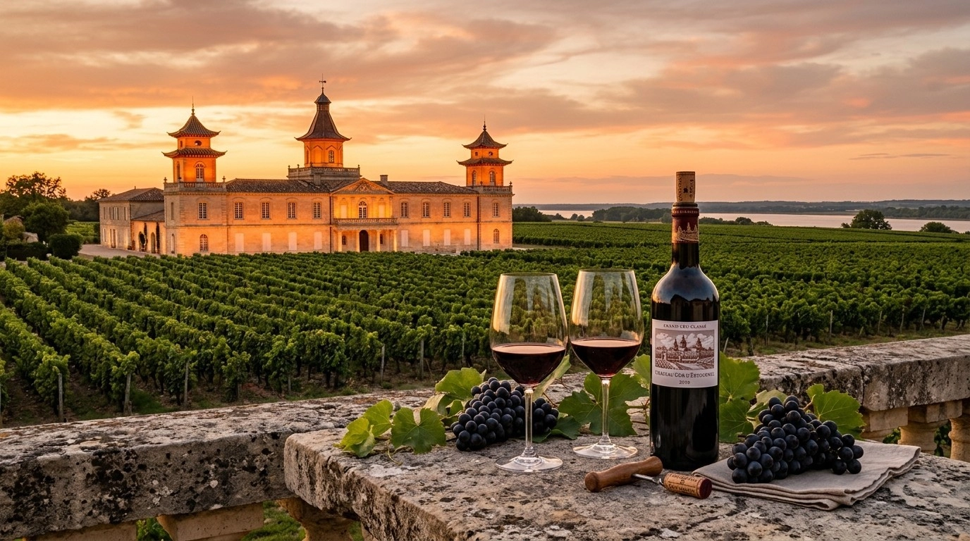 Château Cos d'Estournel: o legendă a regiunii Saint-Estèphe pe care nu o poți ignora