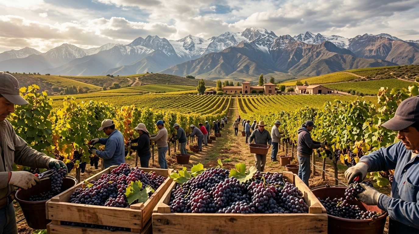 Recolta din 2026 în Chile: un echilibru la limită