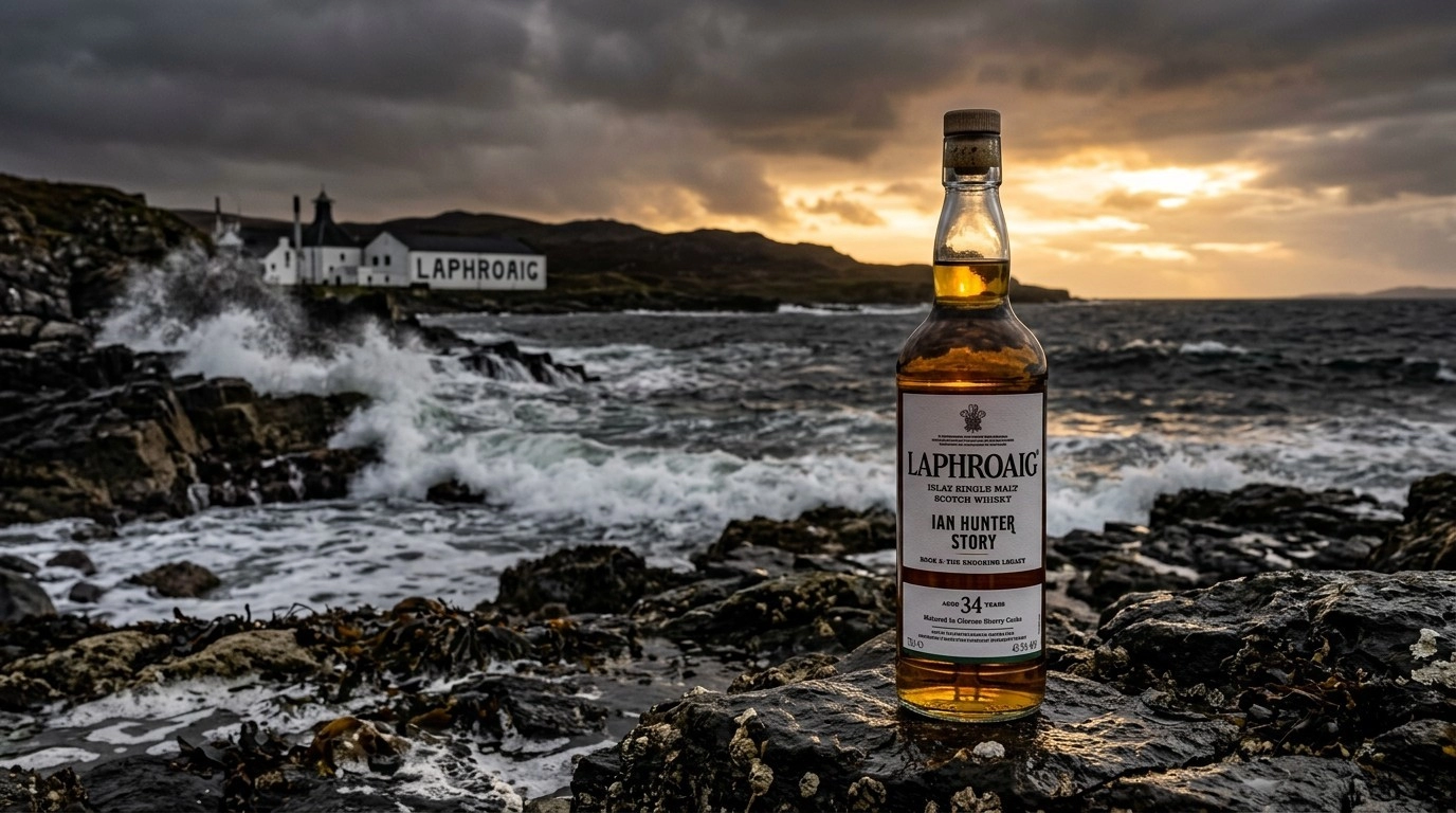 Willem Dafoe și Laphroaig: whisky de colecție cu personalitate