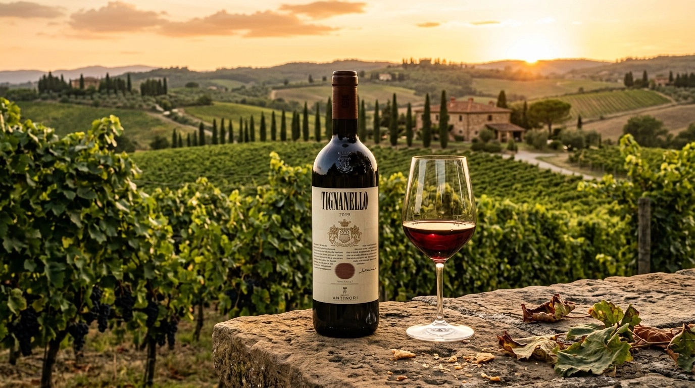 Tignanello Antinori: singurul italian din top 10 cele mai dorite vinuri din lume