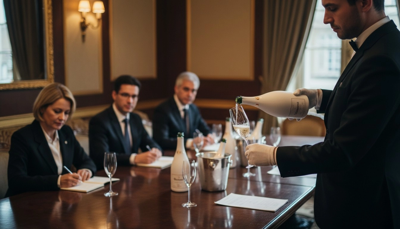 Zareh Mesrobian a câștigat Ruinart Sommelier Challenge